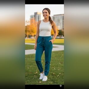 Tek Gear Zipper-Hem Women's Woven Track Pants (EUC)